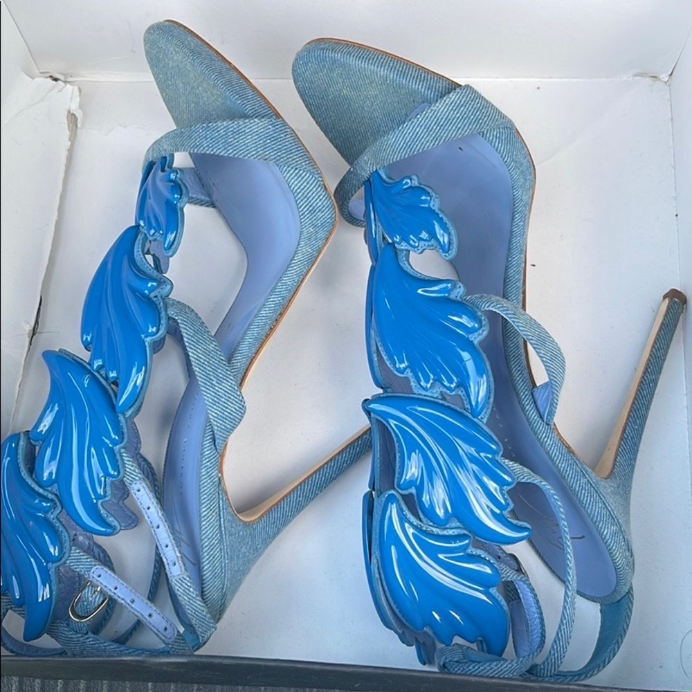 denim cruel wing giuseppe size 40.5